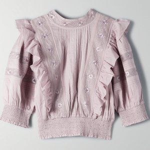 Sunday Best Tea Blouse Romantic puff-sleeve blouse